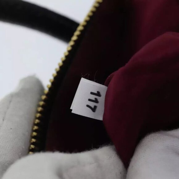 Miu Miu Hand Bag Leather 2way Black - Picture 10 of 11